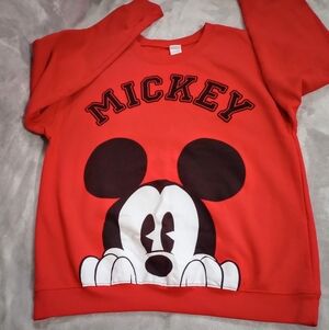 Disney Red Mickey Sweatshirt